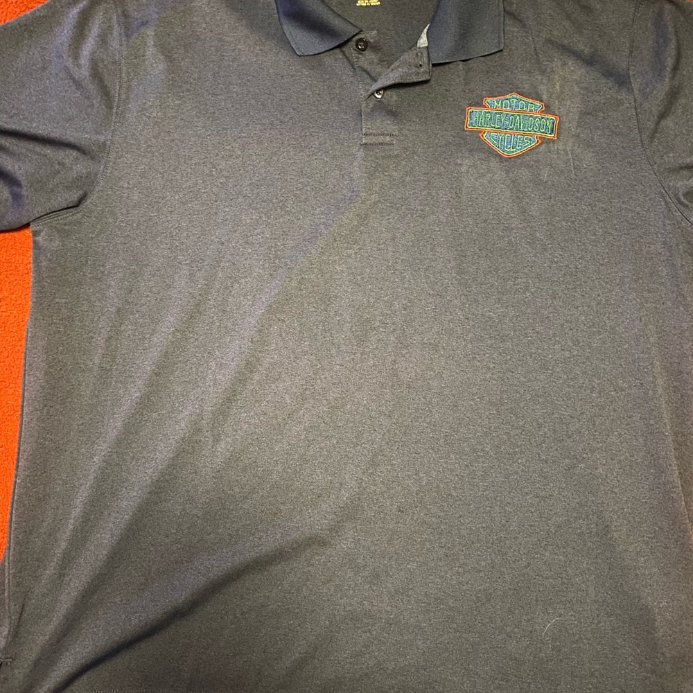 Harley-Davidson Men's Charcoal Polo Shirt